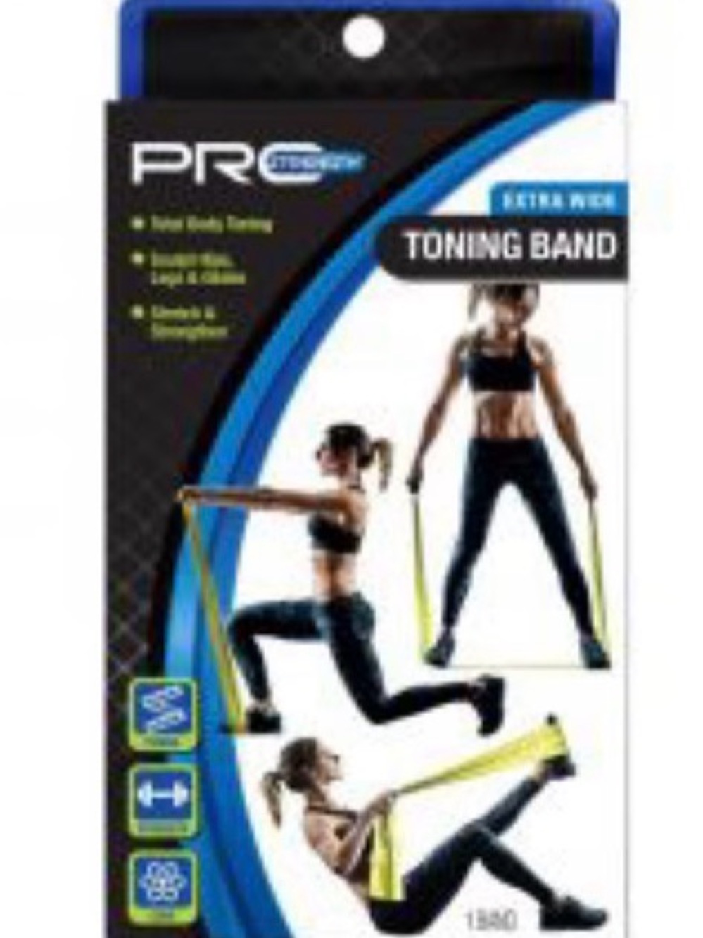 Yellow Extra Wide Toning Band - Resistance Exercise Band